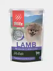 Корм влажный для собак мелких пород Blitz Holistic, набор паучей, 85 г х 12 шт