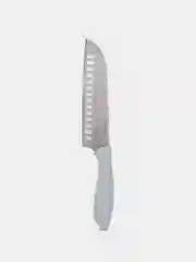Нож "Сантоку", с чехлом и точилкой Nirosta Eversharp 3 в 1, 30,5 см, лезвие 18 см