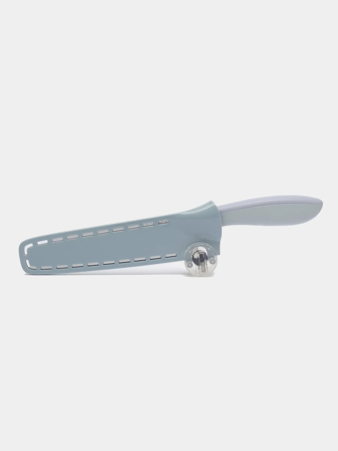 Нож "Сантоку", с чехлом и точилкой Nirosta Eversharp 3 в 1, 30,5 см, лезвие 18 см