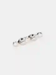 Серебряный каллоты для создания украшений покрытие 14 карат, 10 штук