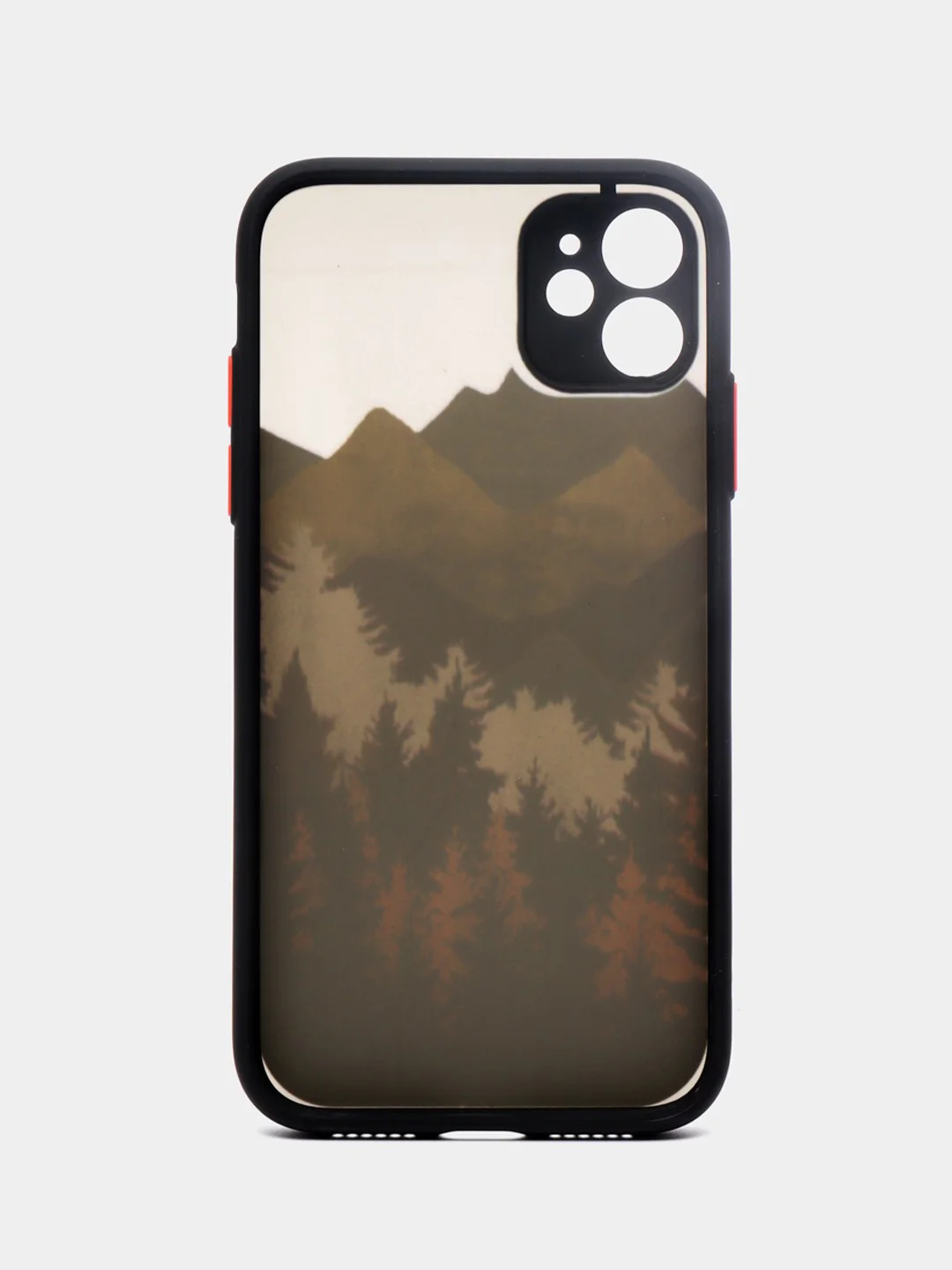 Фуксия чехол для айфон (iPhone) 11 / 12 / 13 Pro Max про макс пластиковый с принтом