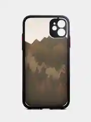 Фуксия чехол для айфон (iPhone) 11 / 12 / 13 Pro Max про макс пластиковый с принтом
