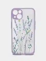 Аметистовый чехол для айфон (iPhone) 11 / 12 / 13 Pro Max про макс пластиковый с принтом