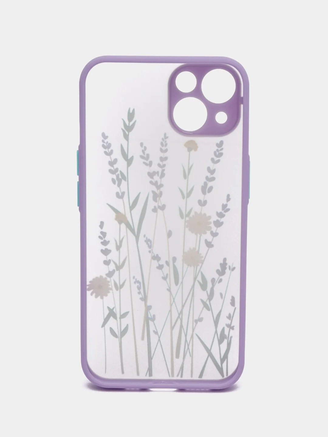 Аметистовый чехол для айфон (iPhone) 11 / 12 / 13 Pro Max про макс пластиковый с принтом