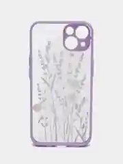 Аметистовый чехол для айфон (iPhone) 11 / 12 / 13 Pro Max про макс пластиковый с принтом