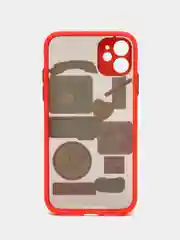 Коралловый чехол для айфон (iPhone) 11 / 12 / 13 Pro Max про макс пластиковый с принтом