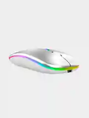 Серый компьютерная мышь бесшумная, беспроводная, оптическая, RGB-подсветка, 800-1600 DPI