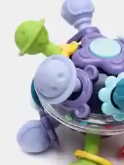 Синий прорезыватель игрушка погремушка