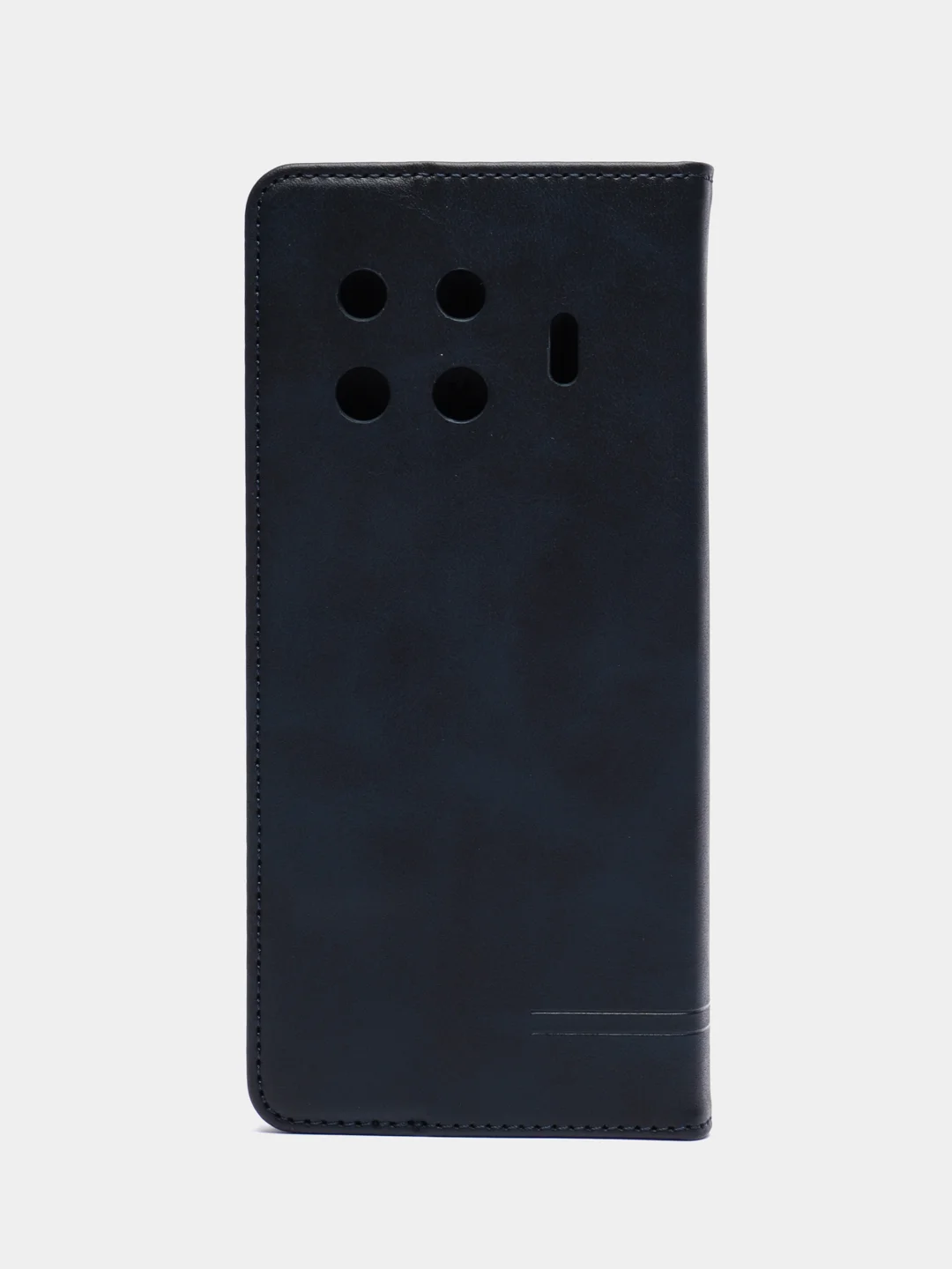 Синий чехол-книжка для  Tecno Spark 20 Pro+ (Техно Спарк 20 Про+) из ЭКО кожи