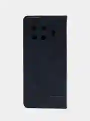 Синий чехол-книжка для  Tecno Spark 20 Pro+ (Техно Спарк 20 Про+) из ЭКО кожи