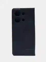 Синий чехол-книжка для Redmi Note 13 4G  (Редми Ноут 13 )  из искусственной кожи