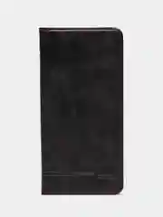 Черный чехол-книжка для Redmi Note 13 4G  (Редми Ноут 13 )  из искусственной кожи