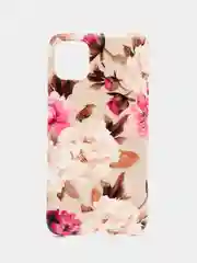 Фуксия чехол для iPhone 11, 12, 13 Pro, XR, XS, X, 11 Pro Max, мраморный, противоударный