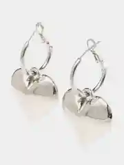 Серебряный серьги бижутерия