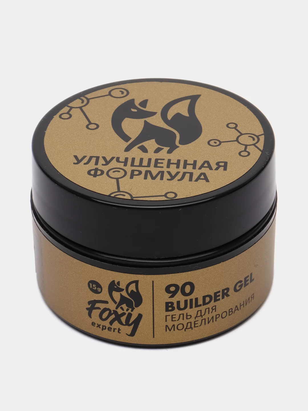 Молочный гель для наращивания ногтей в баночке Builder gel, 15 г, FOXY EXPERT