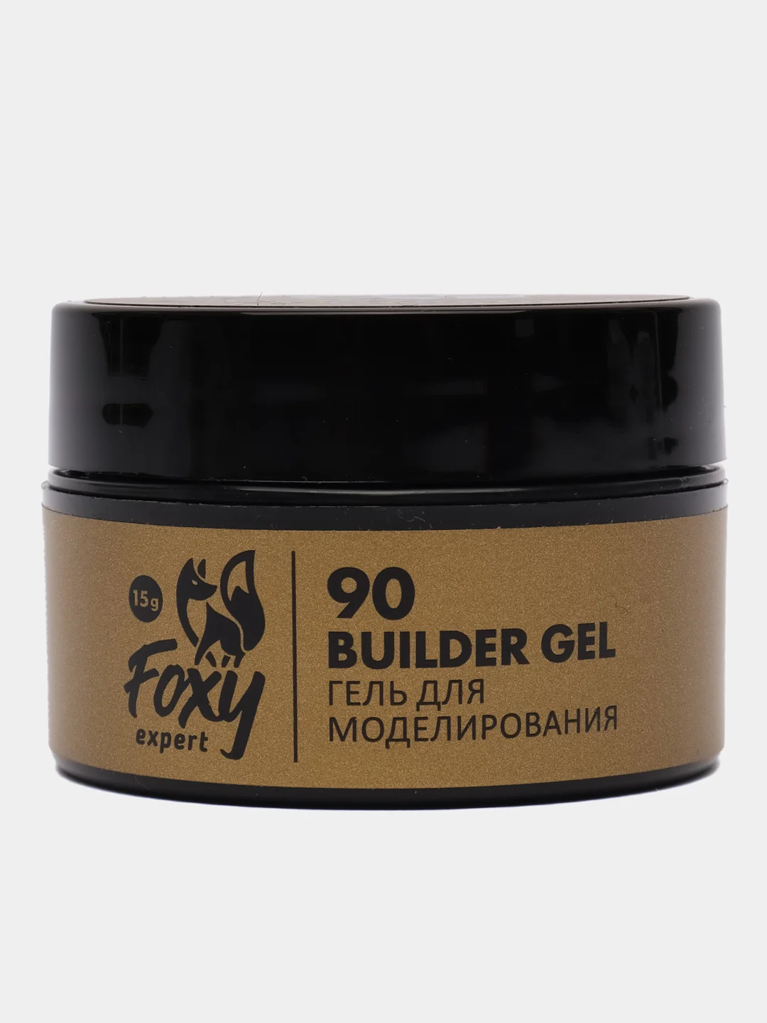 Молочный гель для наращивания ногтей в баночке Builder gel, 15 г, FOXY EXPERT
