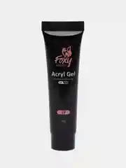Пудровый акрил-гель (Acryl gel) полигель FOXY EXPERT, для наращивания ногтей, цветной