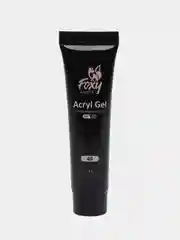 Кремовый акрил-гель (Acryl gel) полигель FOXY EXPERT, для наращивания ногтей, цветной