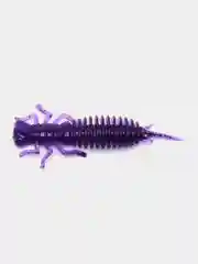 Фиолетовый силиконовые приманки, набор 8 штук, Larva, размер 64 мм, личинка стрекозы, ларва