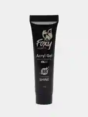 Кремовый акрил-гель (Acryl gel) полигель FOXY EXPERT для наращивания ногтей с шиммером