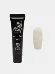 Акрил-гель (Acryl gel) полигель FOXY EXPERT для наращивания ногтей с шиммером