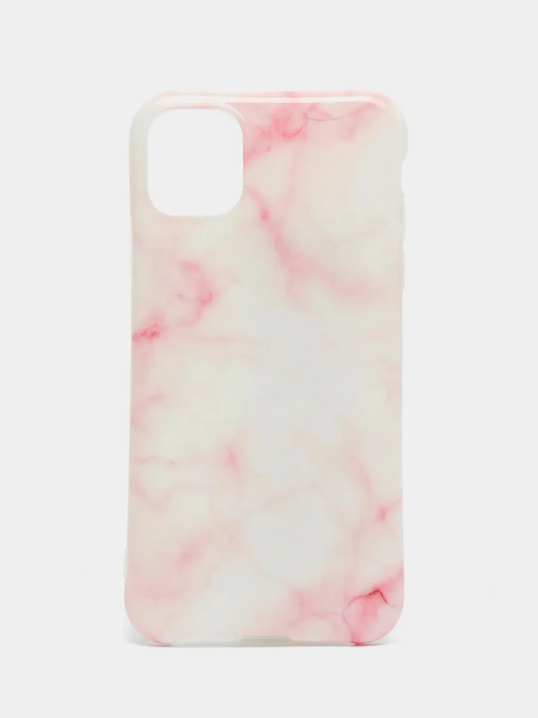 Тёмно-розовый чехол для iPhone 11, 12, 13 Pro, XR, XS, X, 11 Pro Max, мраморный, противоударный