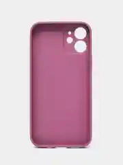 Бордовый стеклянный силиконовый чехол на iPhone 13, 12, 11,  XR, 7, 8, SE, 8+, 7+, 6s, 6, Pro, Max