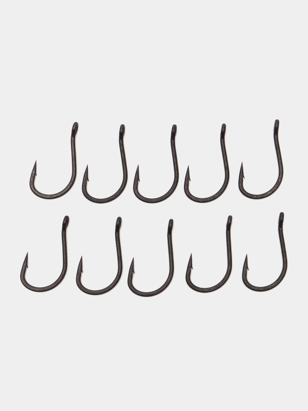 Крючок карповый с прямым жалом Carpking Stiff Rig Straight, 10 шт