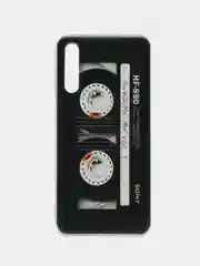Хром силиконовый чехол на Samsung Galaxy A50/A30s / Самсунг А50/А30s прозрачный, с рисунком