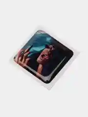 Кремовый 3d-стикеры, наклейки на телефон "Девушки", Girls
