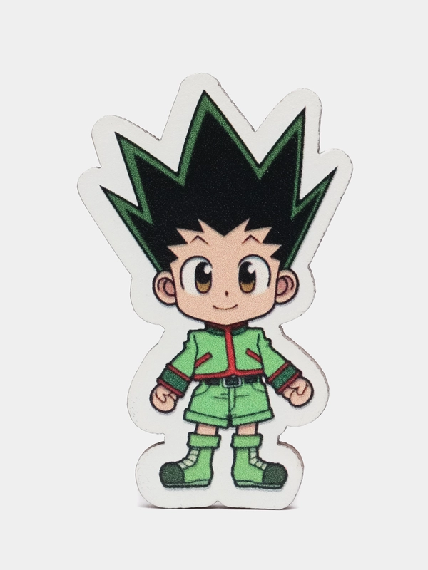 Значок деревянный по аниме "Хантер х Хантер / Hunter x Hunter"