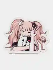 Значок деревянный по аниме "Данганронпа / Danganronpa"