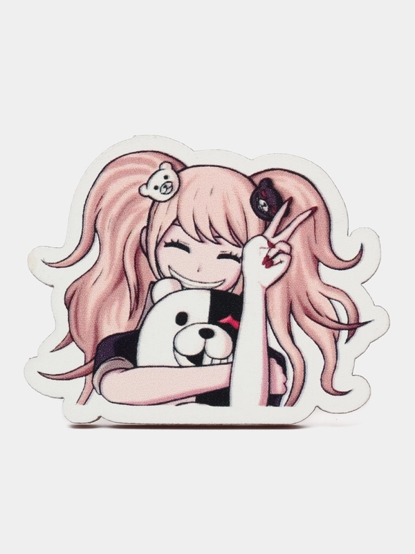 Значок деревянный по аниме "Данганронпа / Danganronpa"