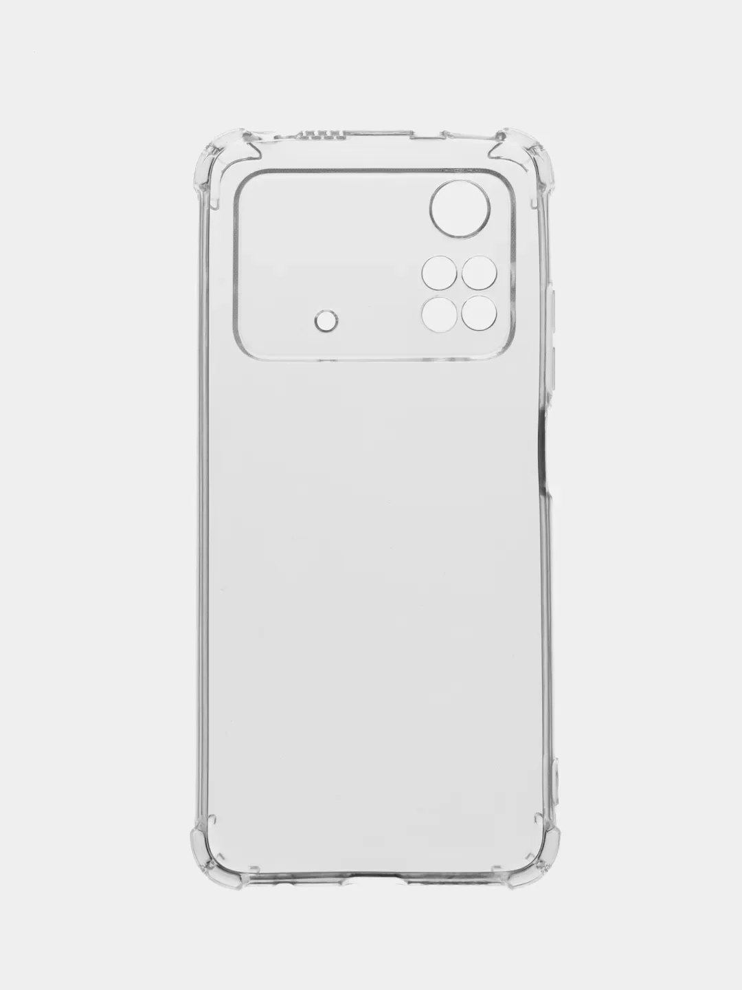 Ледяной чехол Xiaomi Poco M4 Pro 4G (Сяоми Поко М4 Про 4Г), прозрачный