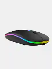 Угольный компьютерная мышь бесшумная, беспроводная, оптическая, RGB-подсветка, 800-1600 DPI