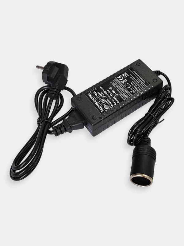 Блок питания адаптер с 220V на гнездо прикуривателя 12В 5A