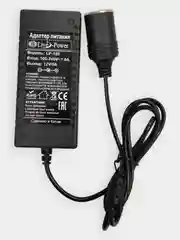 Блок питания адаптер с 220V на гнездо прикуривателя 12В 5A