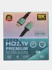 Кабель HDMI v2.1  5 м 8K сверхскоростной провод 48 Гбит/с