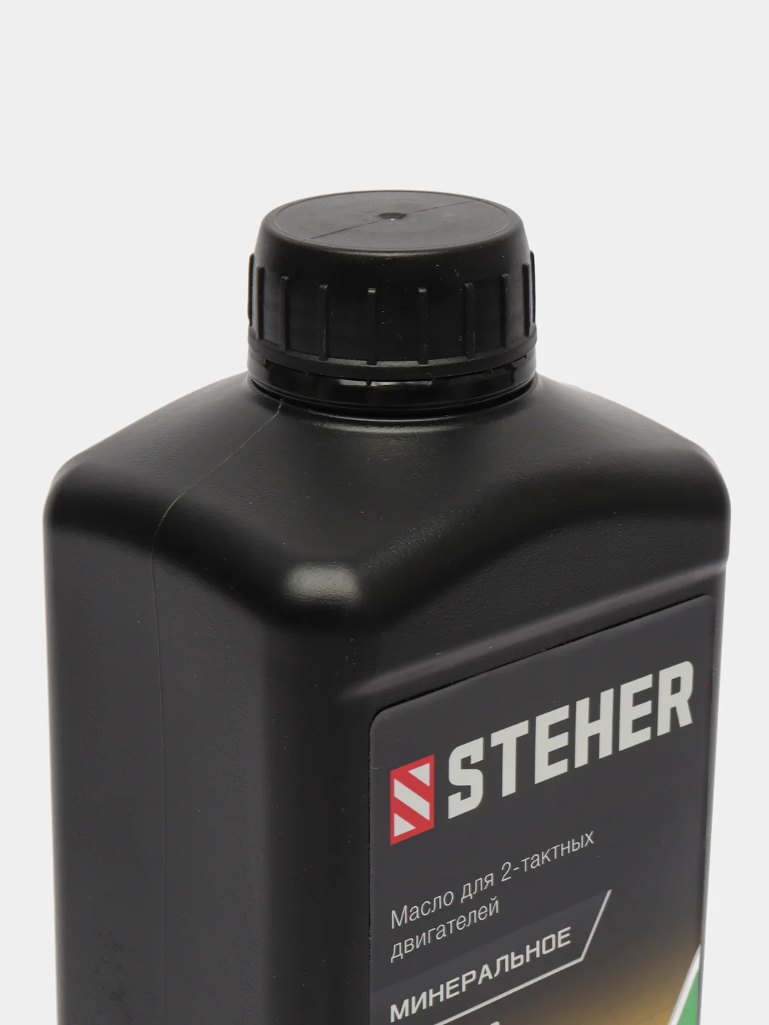 Масло для 2-тактных двигателей STEHER 2T-M, 1 л для бензопил, триммеров, бензокос