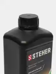 Масло для 2-тактных двигателей STEHER 2T-M, 1 л для бензопил, триммеров, бензокос