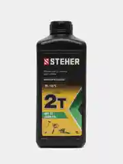 Масло для 2-тактных двигателей STEHER 2T-M, 1 л для бензопил, триммеров, бензокос