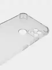 Прозрачный чехол для Realme C21 (Реалми С21) черный, прозрачный, противоударный