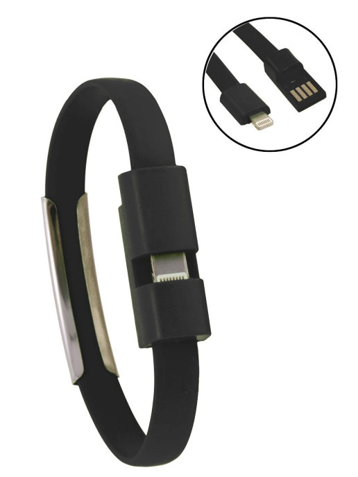 Силиконовый браслет-кабель для телефона Lightning/ Type-C/Micro-USB xiaomi iphone samsung