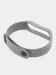Тёмно-серый ремешок Mi Band 5 / Mi Band 6, однотонный, силиконовый