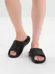 Черный сланцы мужские для бассейна
