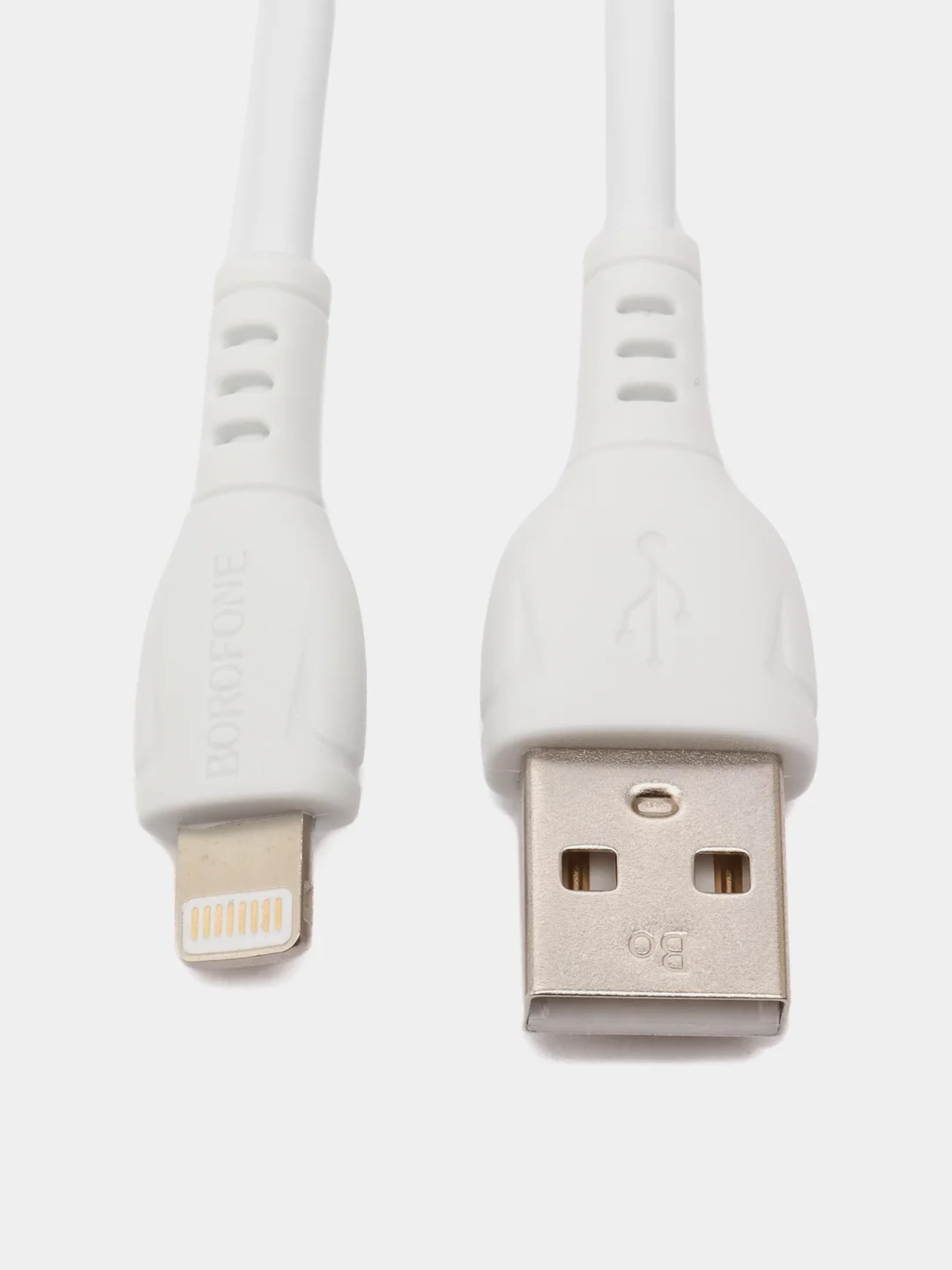 Белый кабель зарядный USB BOROFONE BX51 для micro, type-c, lightning