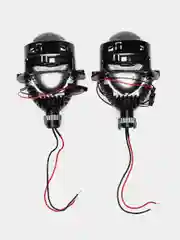 Светодиодные линзы для фар, Optima Premium Bi-LED Lens SRT Double Chip 3.0", 2 штуки