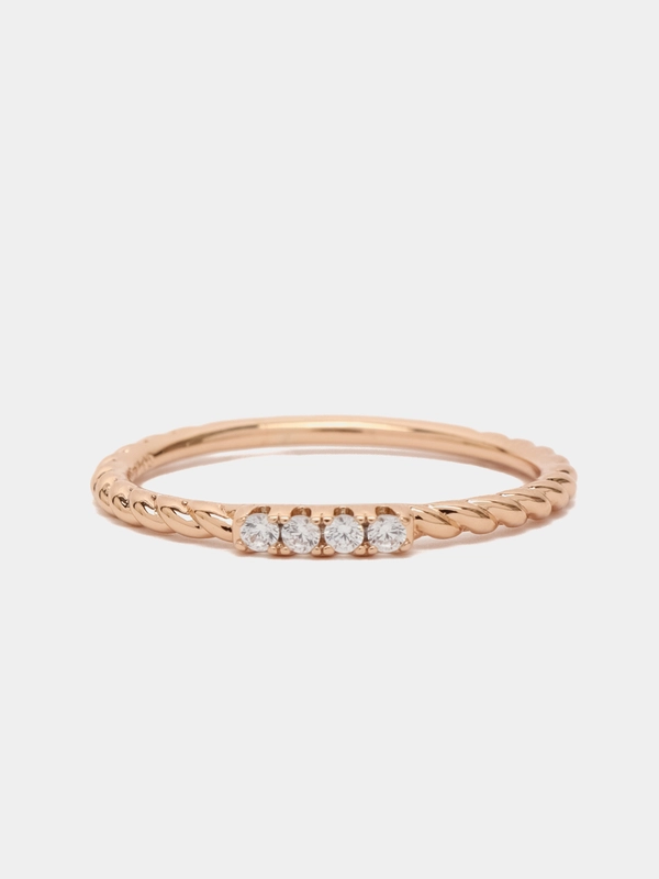 Кольцо дорожка золочение и родирование Xuping Jewelry