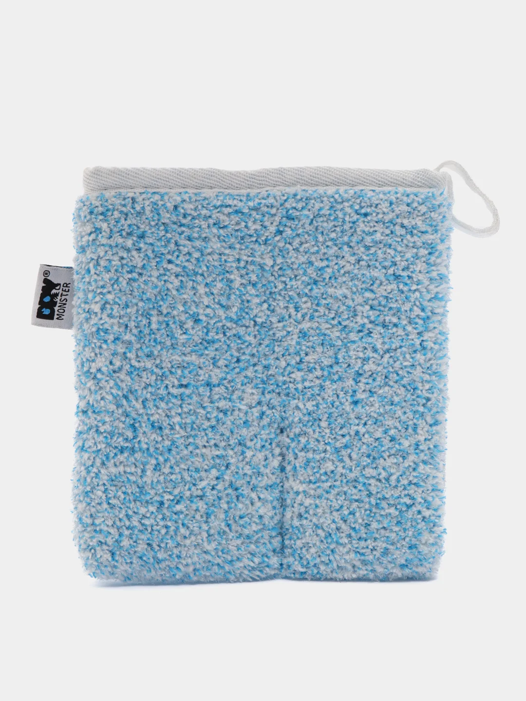 Варежка-скраб Dry Monster Mitt Soft Scrub Blue, для химчистки салона