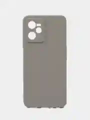 Серый чехол для Realme C35, силиконовый, цветной, матовый